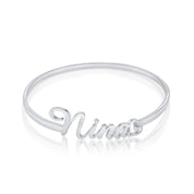 Bracelet jonc avec fermoir