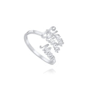 Bague à trois prénoms