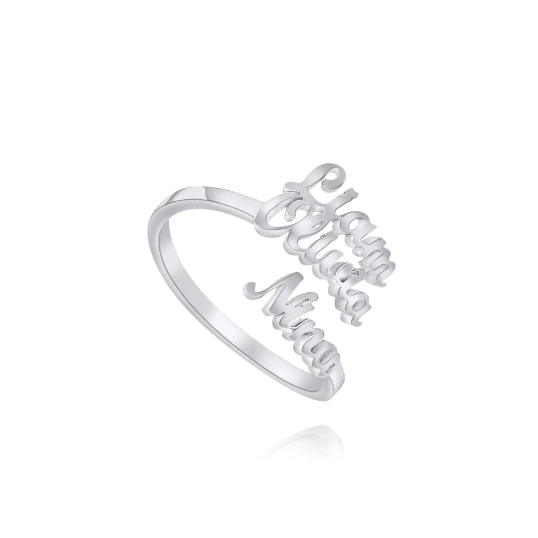 Bague à trois prénoms