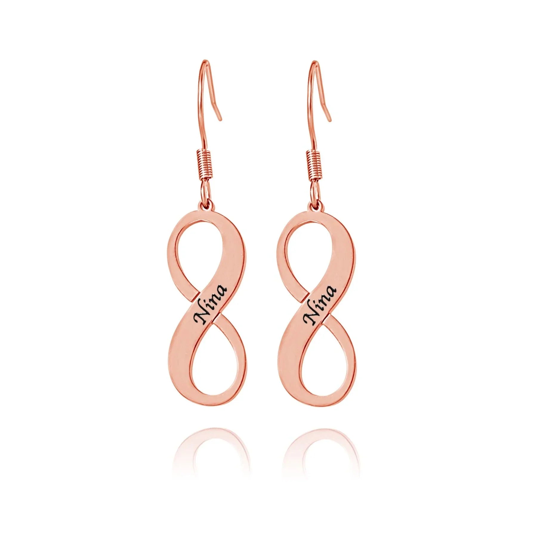 Boucles d’oreilles pendantes infini
