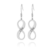 Boucles d’oreilles pendantes infini