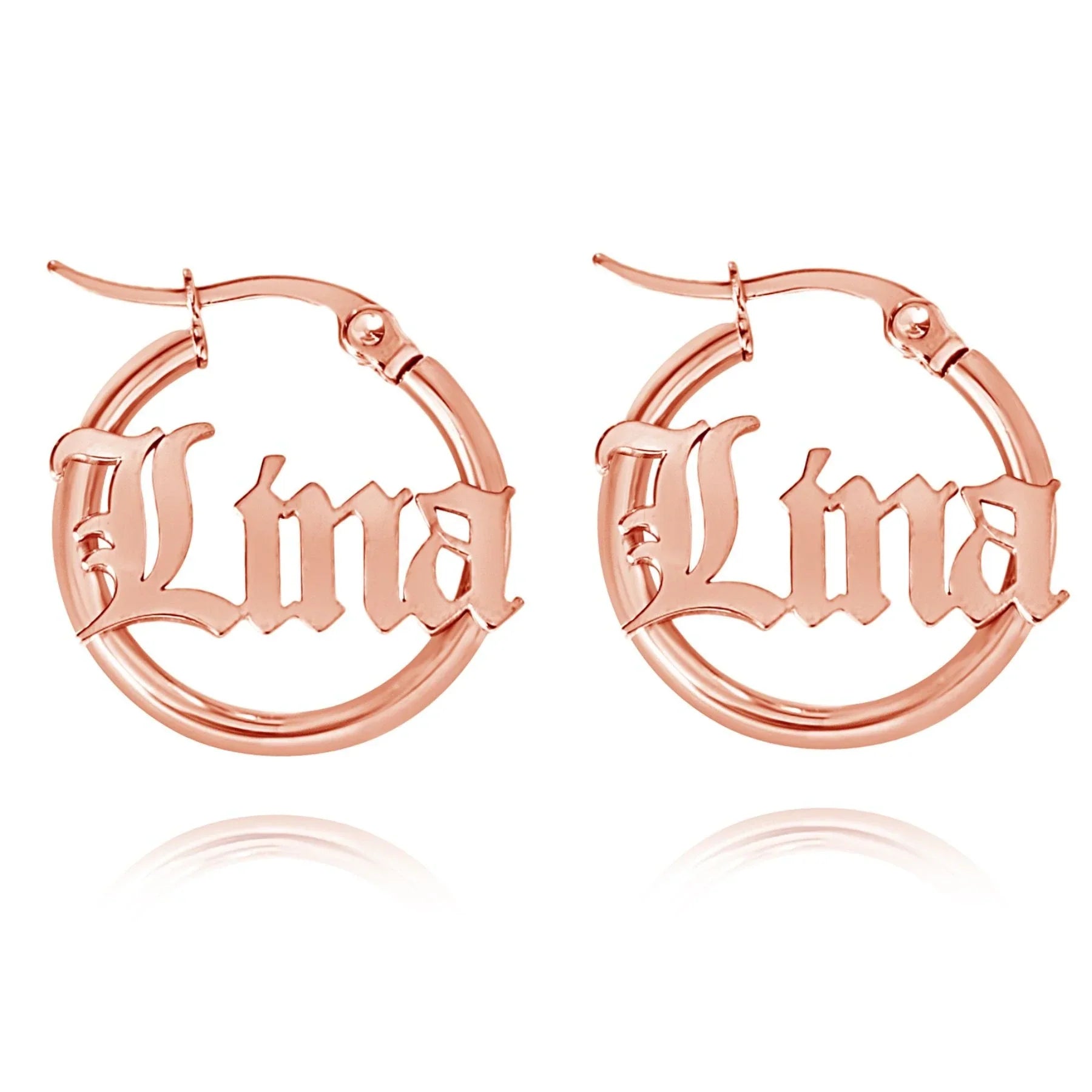 Boucles d’oreilles créoles gothiques